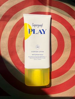 Supergoop! PLAY SPF 50 Everyday Lotion w Sunflower Extract 5.5 oz NEW + SEALED