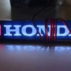 Honda LEd Universal Grill Lighted badge. SEE ALL 10 PICS 4 Puddle Lights etc sold separate. SHIPPING AVAIL.