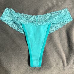 Turquoise Thong Panties