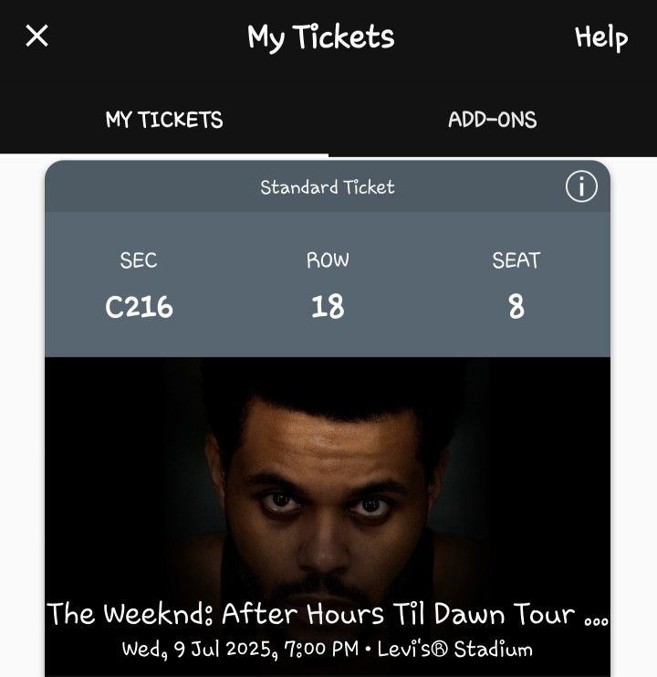 The Weeknd Concert Tickets