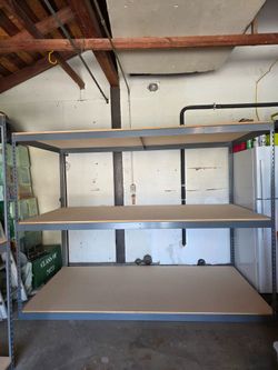 Boltlessl Shelving 96 in W x 48 in D Warehouse Storage Rack 3 Tier Similar to Uline Stronger Than Home Depot Lowes And Costco Delivery Available