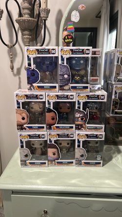 Funko Pop Thor Love and Thunder Set of 8