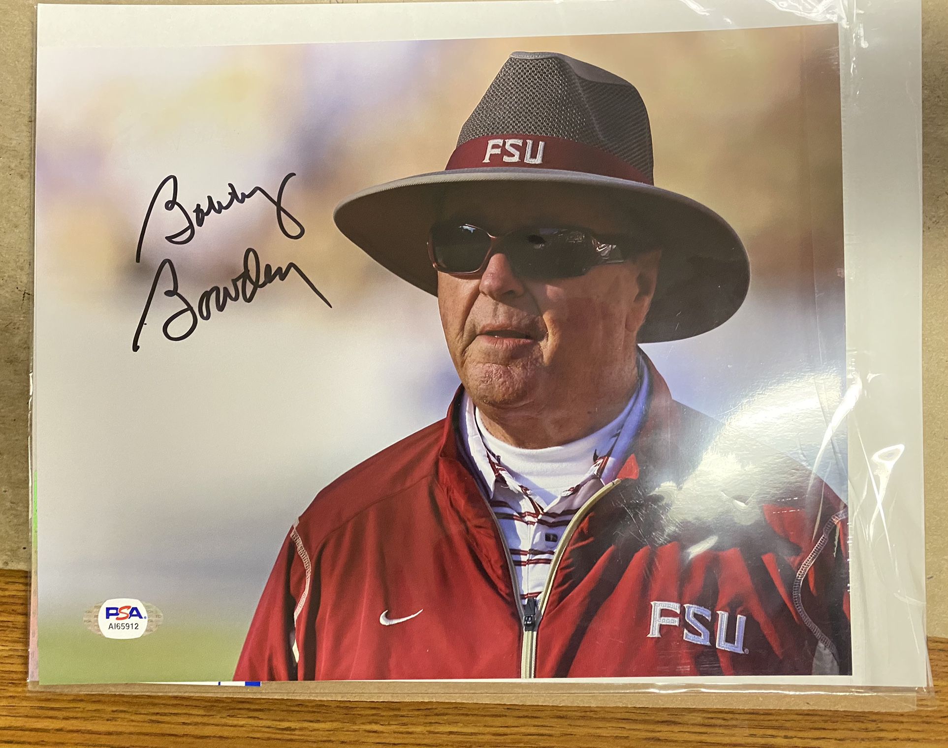 Bobby Bowden Florida State Seminoles Autographed 8/10 Picture 