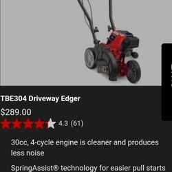 Troy Bilt Gas Edger In Excellent Condition 