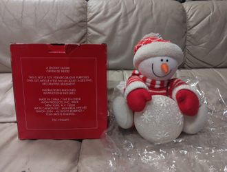 Plush Snowy Glow Man By Avon