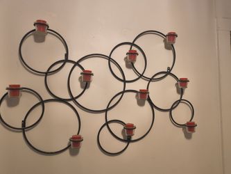 10 votive circle wall candle abbra