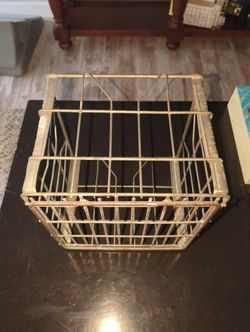 Marcus Dairy Metal Milk Crate 1975