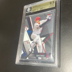 2018 Topps Finest Shohei Ohtani Rookie Bgs 9.5++ w/Two 10 Subgrades