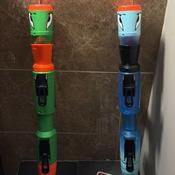 2 Fortnite Nerf Gun Launchers Green And Blue 
