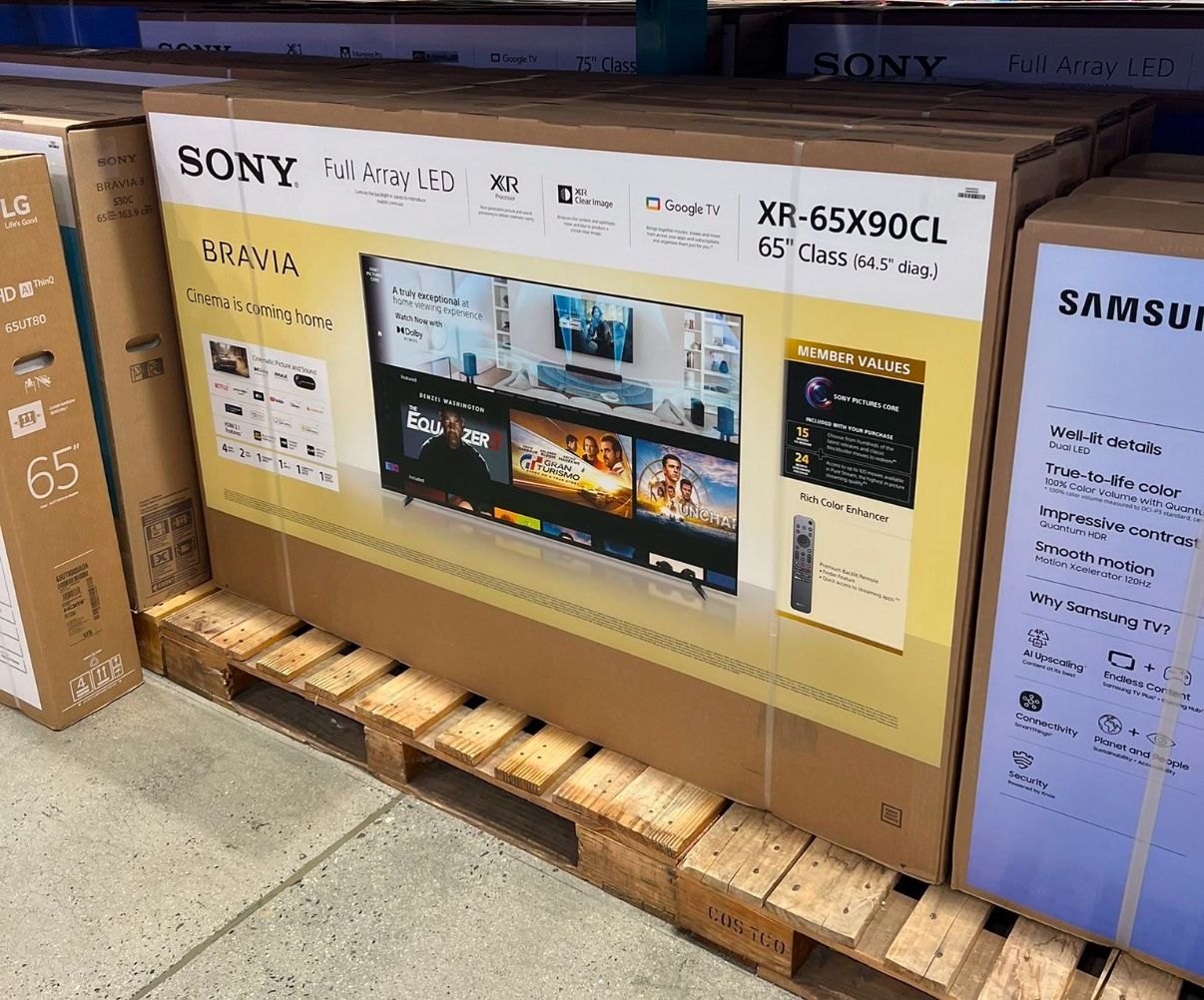 65 “ Sony Smart 4K BRAVIA HDR 120HZ TV