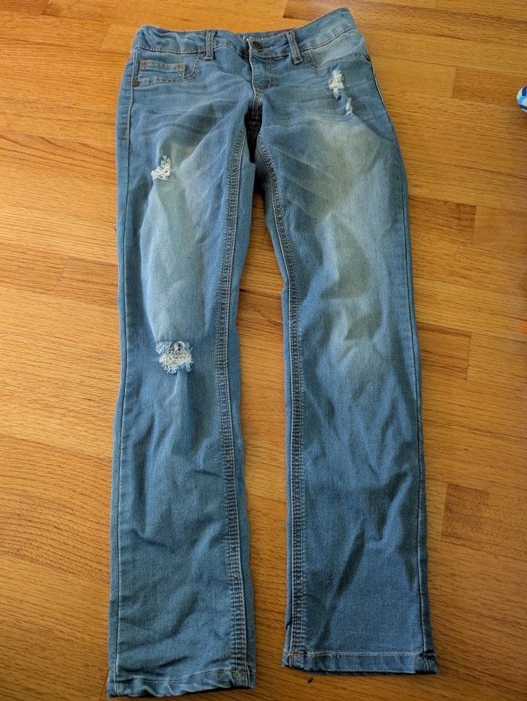 Lee Girls Adjustable Waist Jeans Size 10