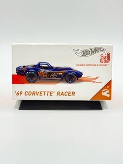 1969 Corvette racer Hot WHeels id limited never out of box 1:64