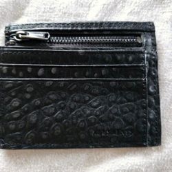 Men's Leather Wallet All Saints Vintage Crocodile 