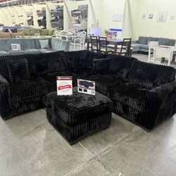 Black Sectional 