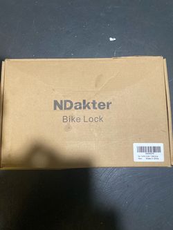 NDakter Bike Lock – Key + Combo U-Lock & Cable