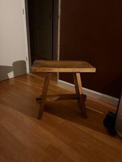 Wooden bench