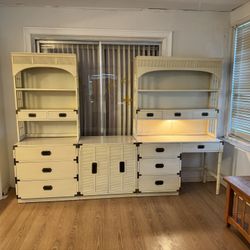 Vintage Dixie Campaigner Wall Unit
