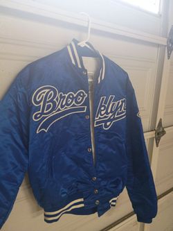 brooklyn"LA" dodgers 90s vintage cooperstown starter bomber jacket