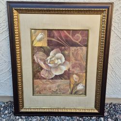 Wall Art Picture With Flowers 