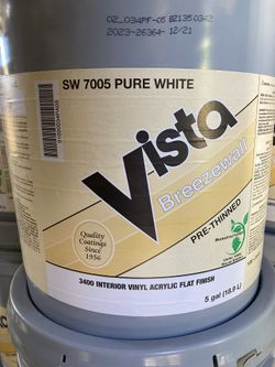 Interior Flat Paint Pure White