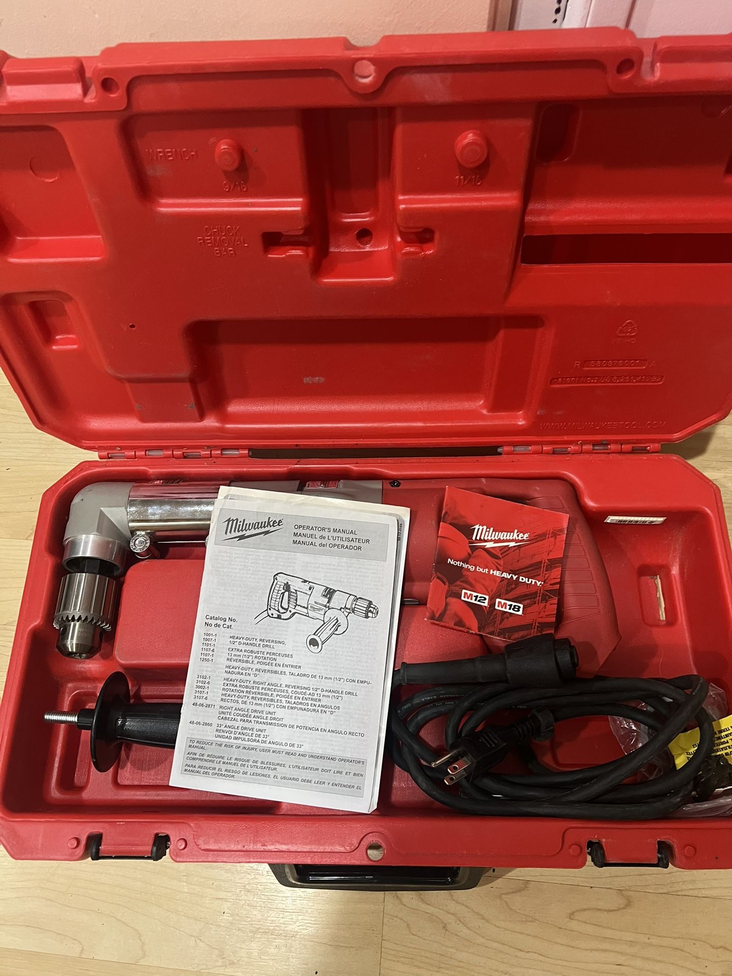 Milwaukee Angle Drill 7 AMP 1/2 Inch