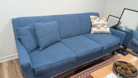 Blue couch