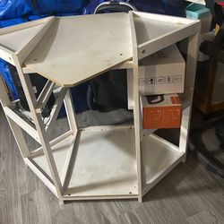 Used Pentagon-shaped diaper changing table 