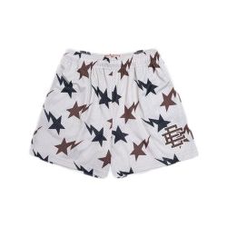 Eric Emmanuel x BAPE EE Basic Shorts (Cream/Brown/Navy)