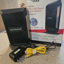 Netgear CM1000v2 1Gig Cable Modem