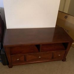 3 Drawer Wood Table/Stand 