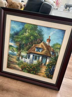 WALL ART COUNTRYSIDE OIL