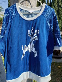 LULAROE Christmas shirt size 3x