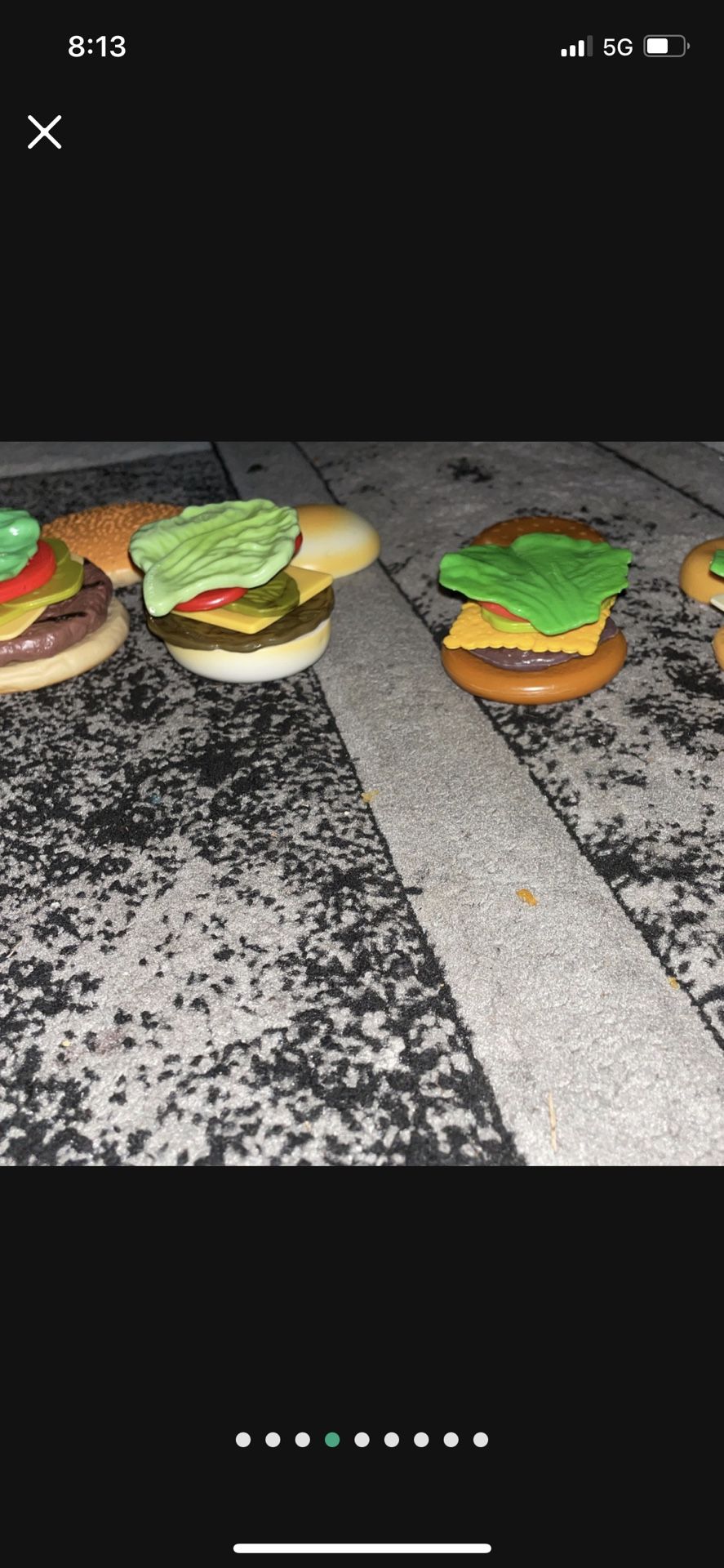 Play Cheese Burgers An Chips Set All $6