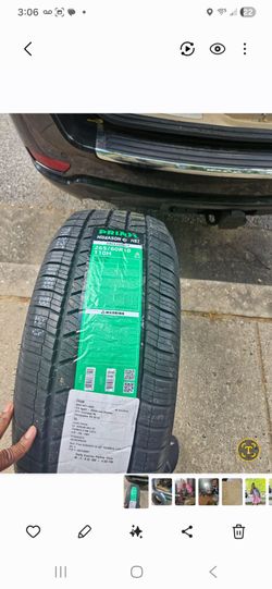 Brand new unmounted tires