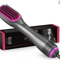 Visit the APOKE Store 4.3 out of 5 stars1,140 Reviews APOKE 3 in 1 Hair Dryer Brush & Straightener Brush, Professional 1200W Powerful Ceramic Tourmali