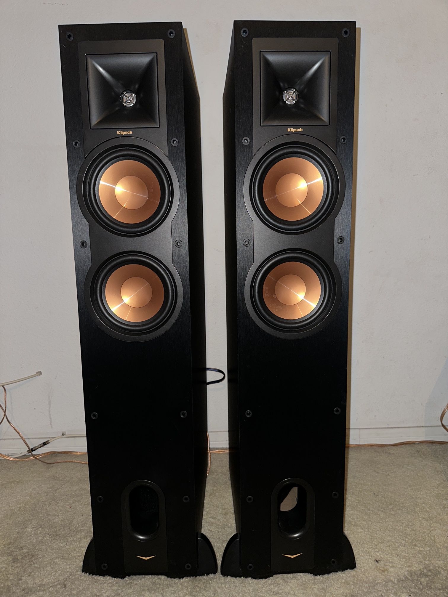 Klipsch Reference R-26FA Tower Speakers , Black