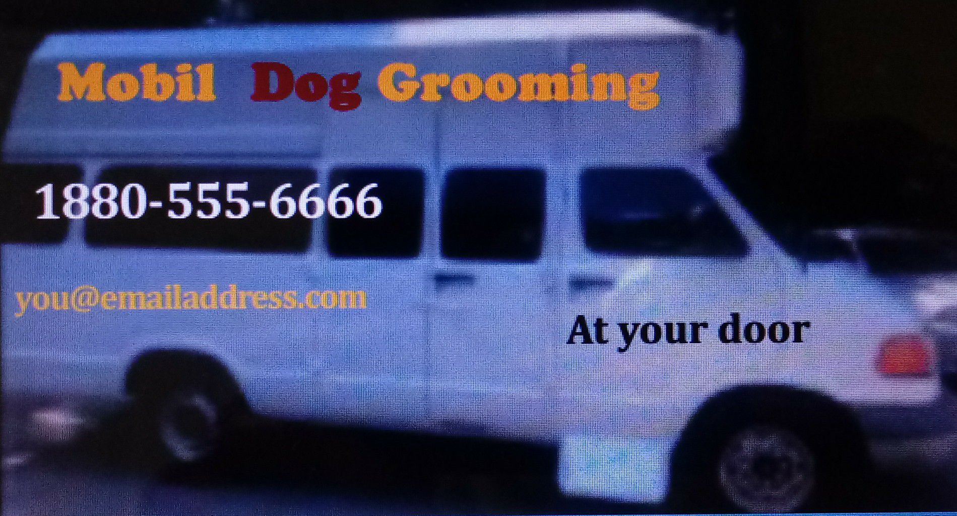 DOG / PET GROOMING VAN