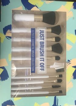 10 piece make up brush set