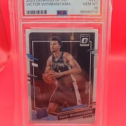 2024 Optic Victor Wembanyama Base Psa 10