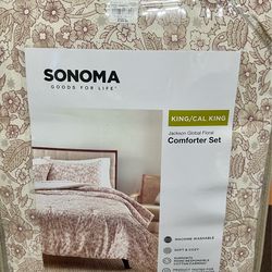 Sonoma King/Cal King Comforter Set