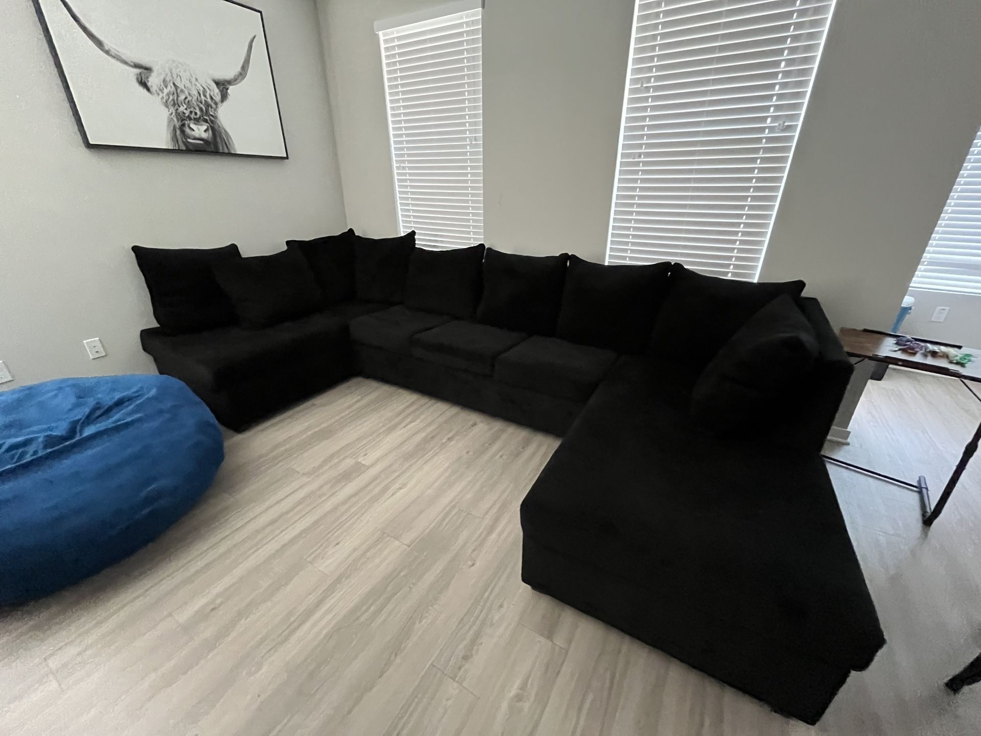Black Couch / Sofa
