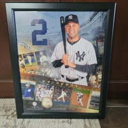 DEREK JETER Black Framed Limited Edition Of 500