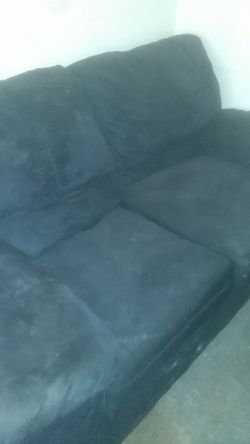 Black loveseat