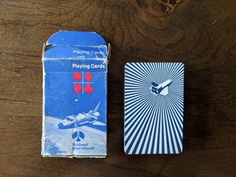 Rockwell International Playing Cards - RARE Employee Gift