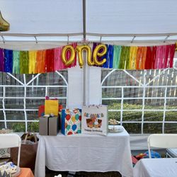 Rainbow Garland For Birthday