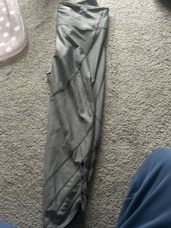 Under Armour HeatGear Compression Leggings Gray Size Large