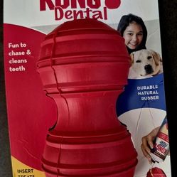 KONG Dental Dog Toy - for Dog Dental Care - Stuffable Chew Toy 
