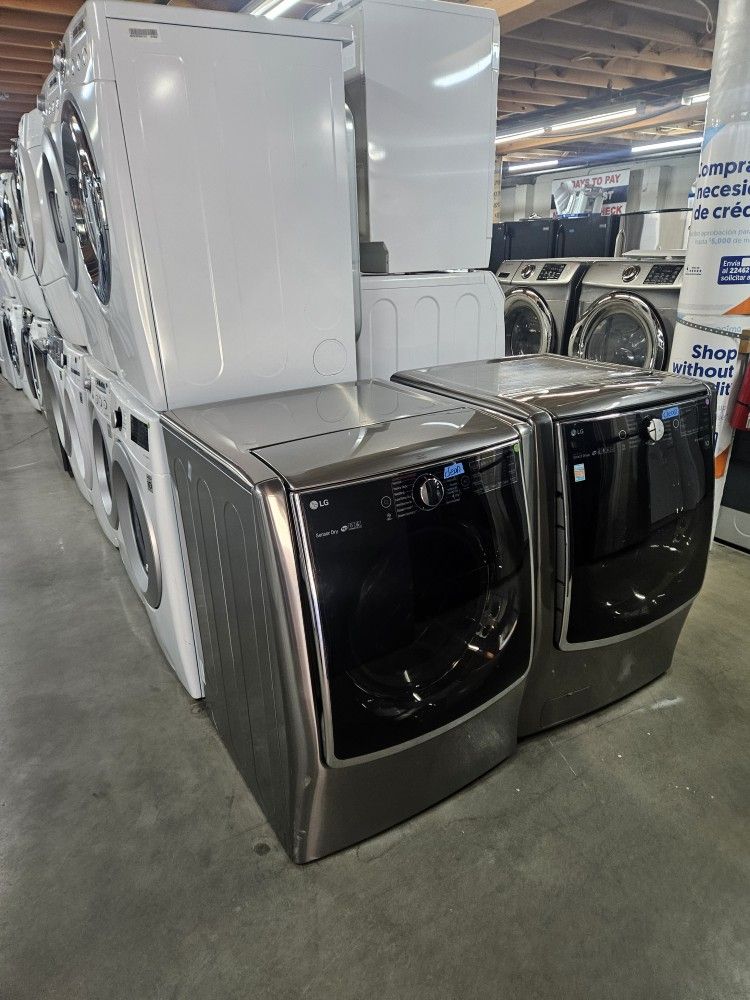 HUGE SALE LANDLORD SPECIAL STORE FULL NICE CERTIFIED GENTLY USED REFURBISHED RECONDITIONED WASHER DRYER FRIDGE STOVE OVEN STACKABLE FREE WARRANTY O