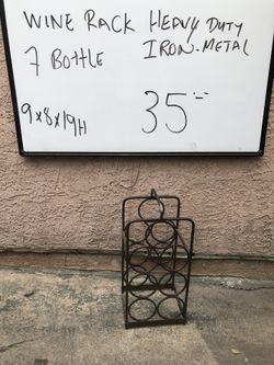 Heavy Duty Wine Rack 7 Bottles 