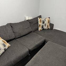 L Shaped Storage Ottoman